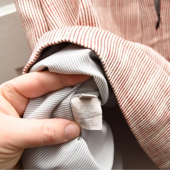 Jason Wu women’s skirt size 4 striped a-line midi skirt with pockets - Picture 7 of 10